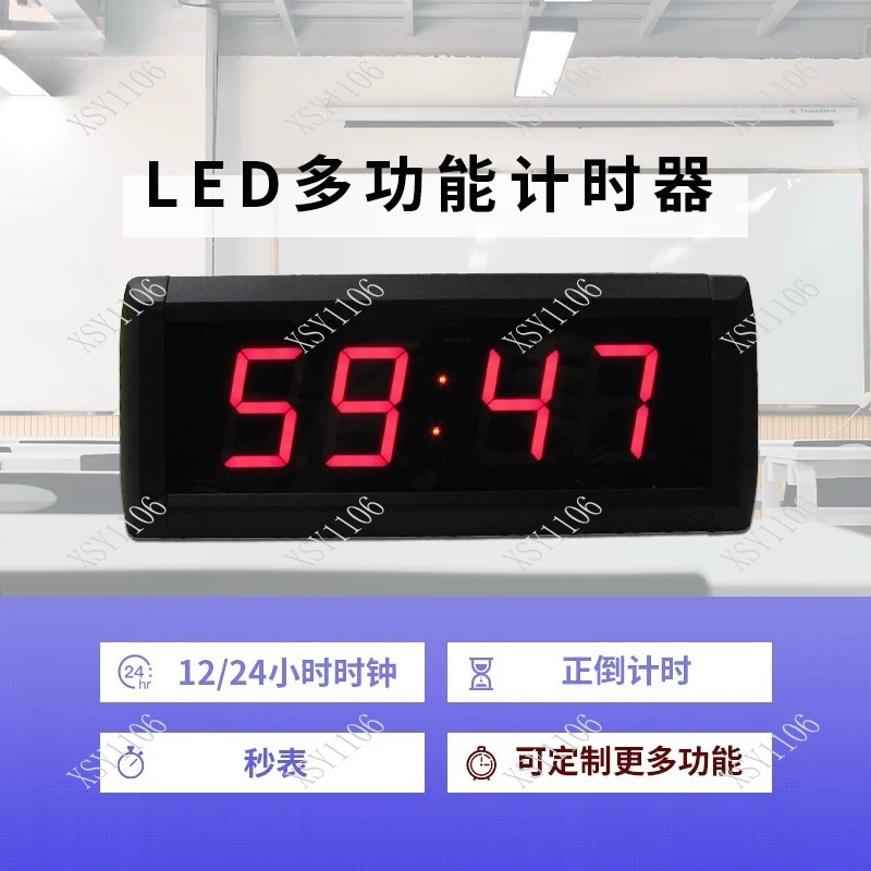 Digital Timer Countdown - 1.8 Inch 4 Digit LED Timer