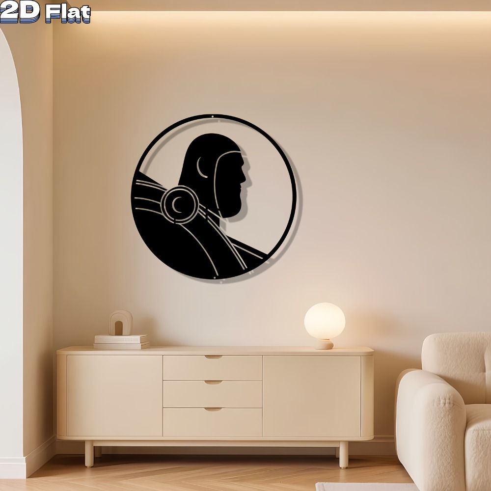 Tech Office Wall Decor - CIFbuy ModernRobot Metal Wall Art Iron