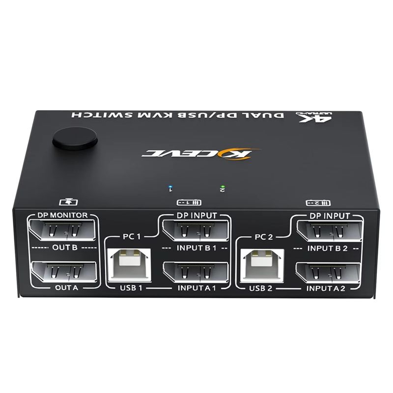 Kvm Switch Dual Monitor - KCEVE 8K Dual Monitor KVM Switch,Displayport