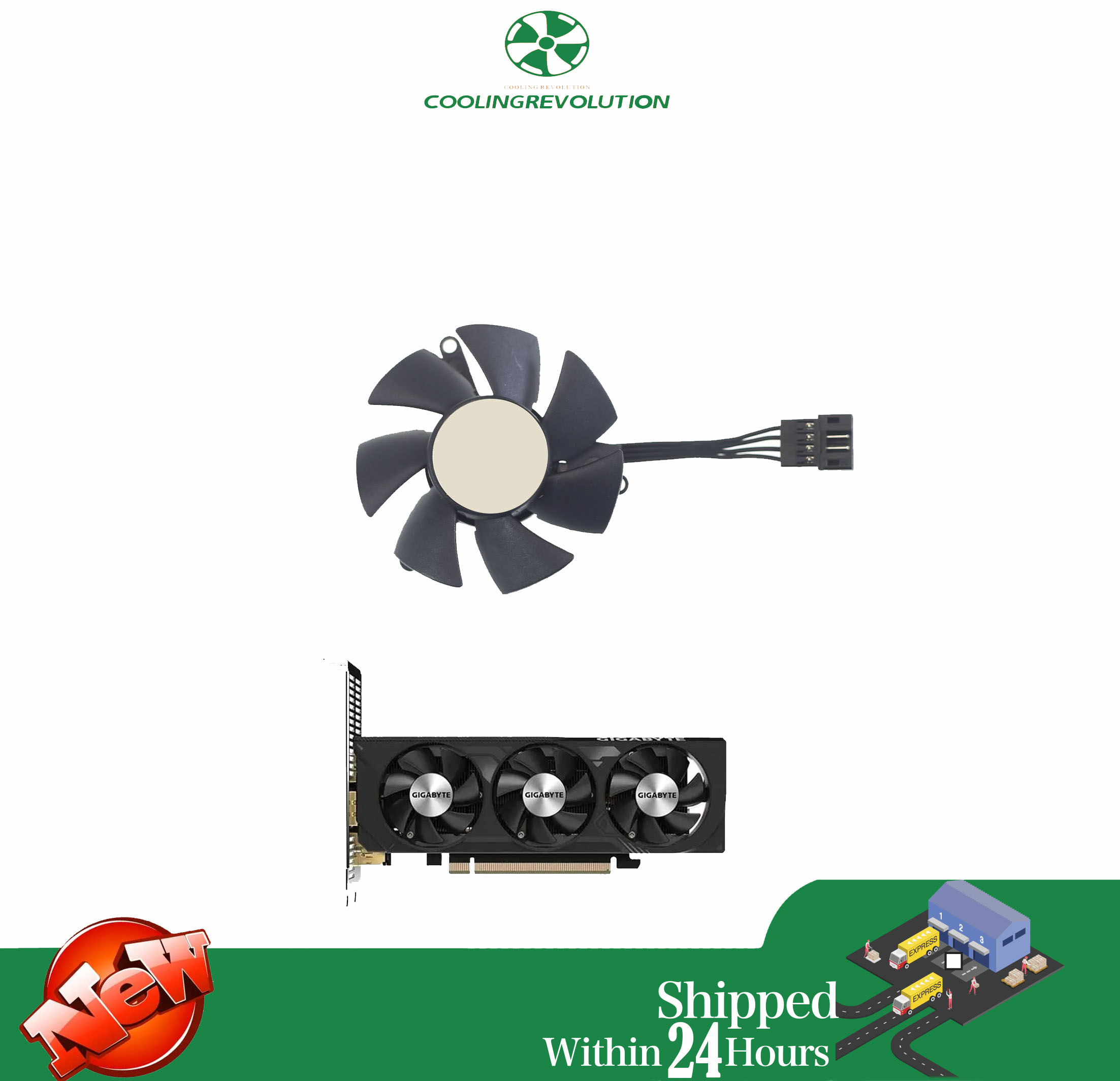 Nvidia Vga Rtx 4060 - 46MM GA51S2H DC12V 0.18A Graphics card