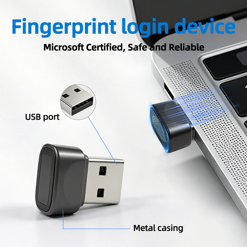 Pc Security Lock - Biometric Fingerprint Reader USB Scanner For