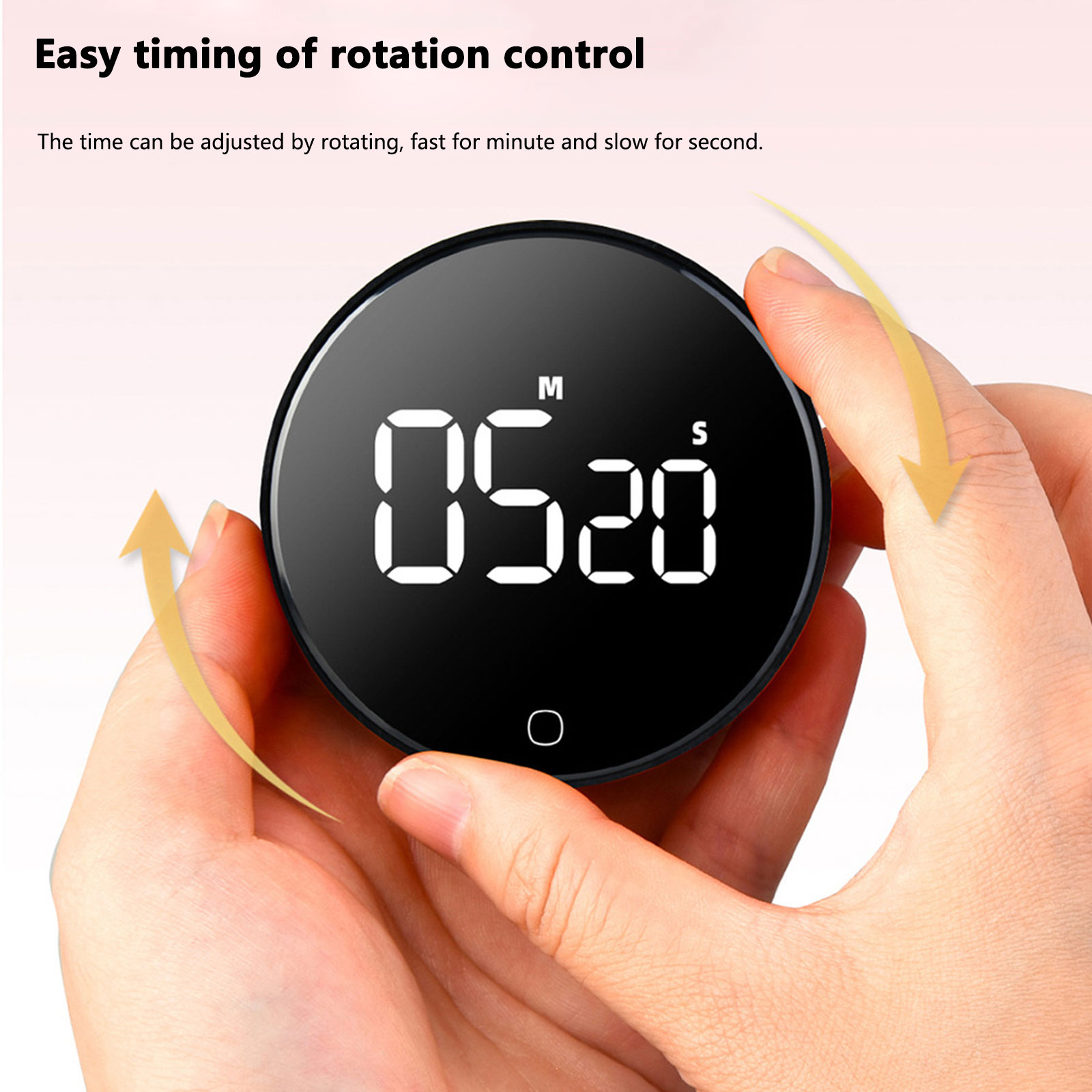 Digital Timer Countdown - LED Digital Kitchen Timer USB Rechargeable