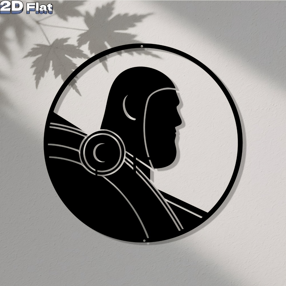Modern Robot Aluminum Wall Art - Tech Office Wall Decor review and price