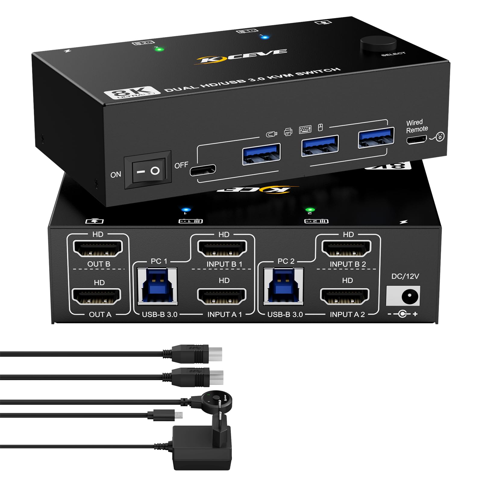 USB 3.0 KVM Switch 3/2/1 Monit - Kvm Switch Dual Monitor review and price