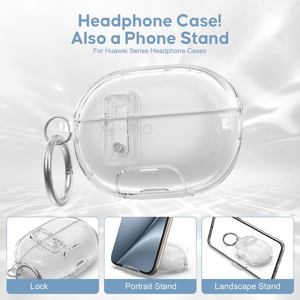 Clear Case For Huawei FreeBuds - Pc Security Lock review and price