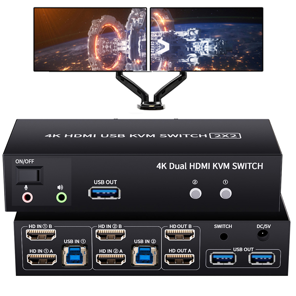 Dual Monitor HDMI KVM Switch 2 - Kvm Switch Dual Monitor review and price