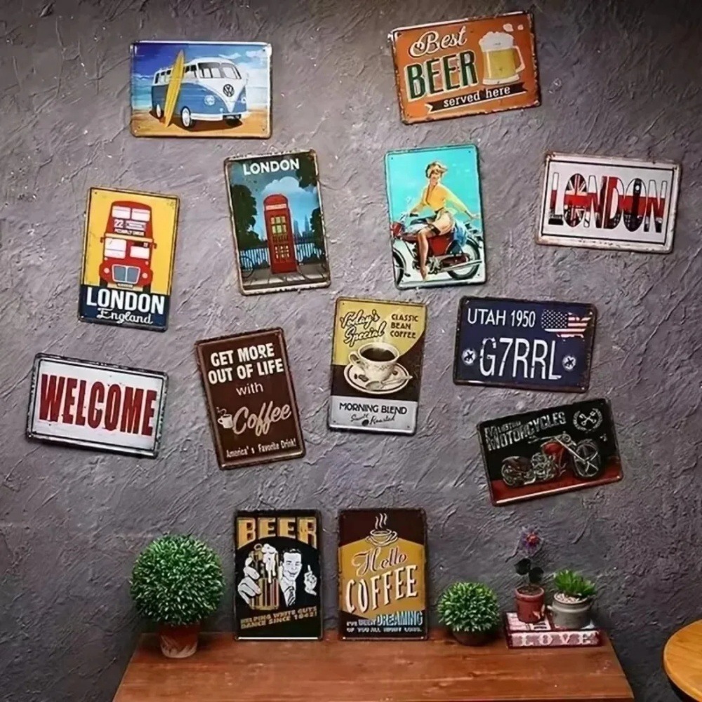 CIFBUY Retro Industrial 2D Fla - Tech Office Wall Decor review and price