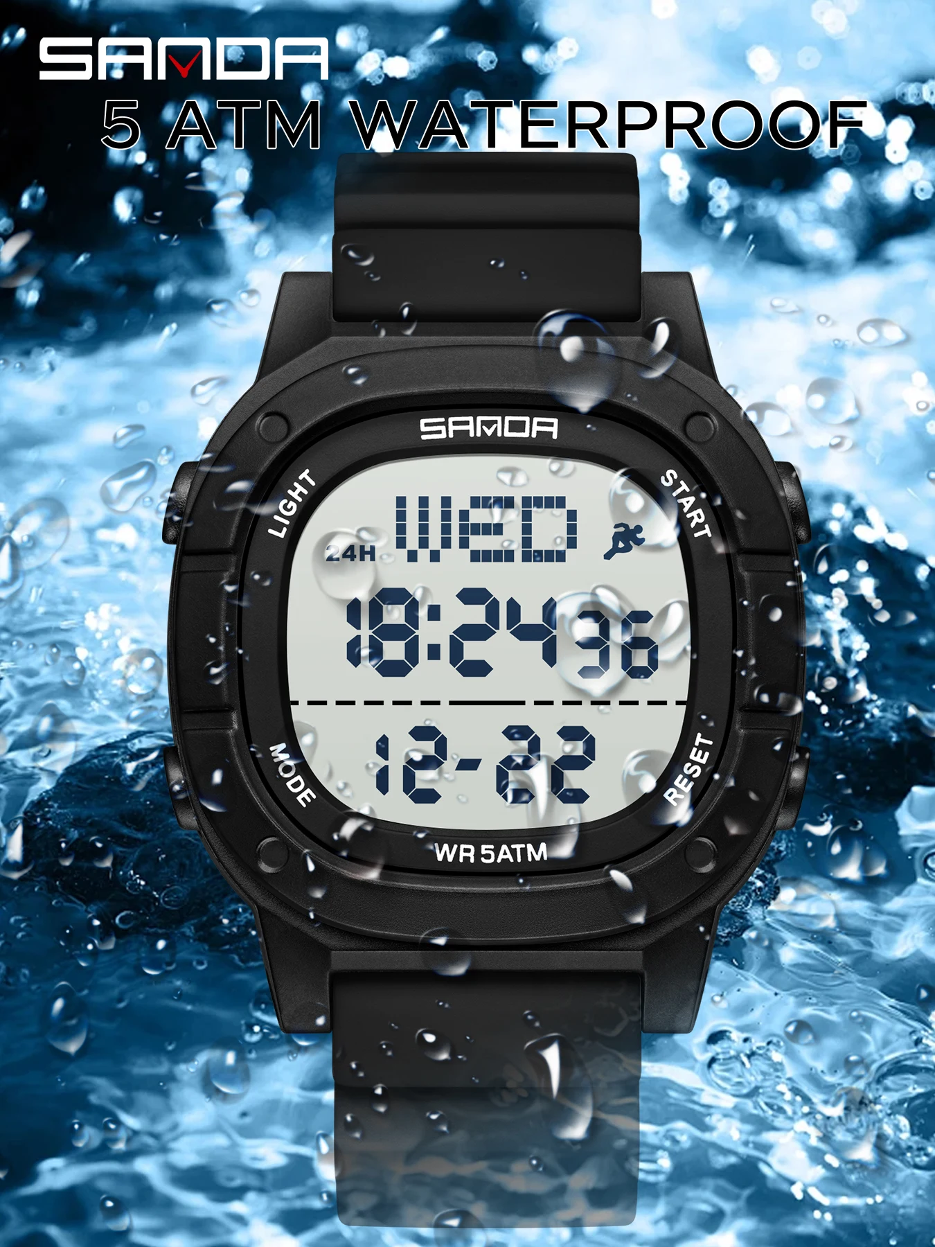 SANDA New Fashionable Men's El - Digital Timer Countdown review and price