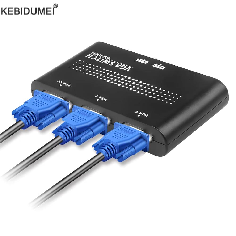 2 In 1 Out VGA/SVGA Manual Sha - Kvm Switch Dual Monitor review and price