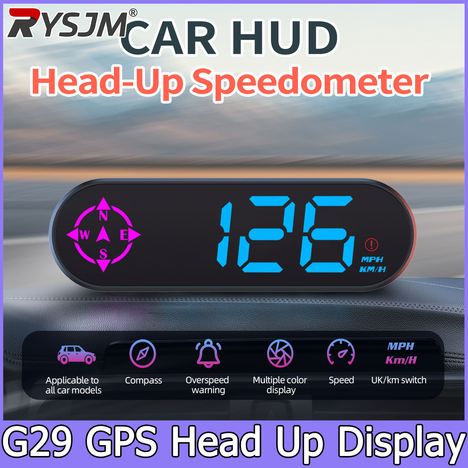 G29 Car Head up Display GPS HU - Pc Security Lock review and price