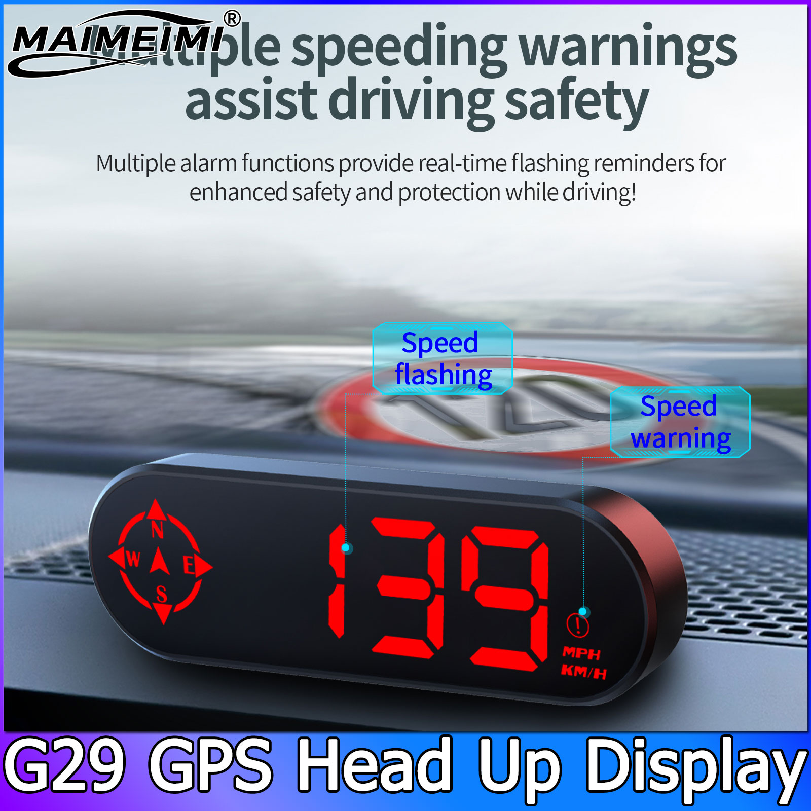 G29 Car Head up Display GPS HU - Pc Security Lock review and price