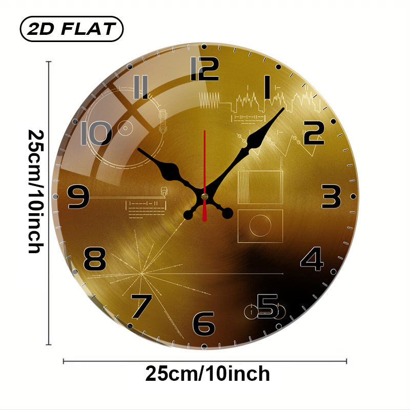 Tech Style Round Silent Acryli - Tech Office Wall Decor review and price