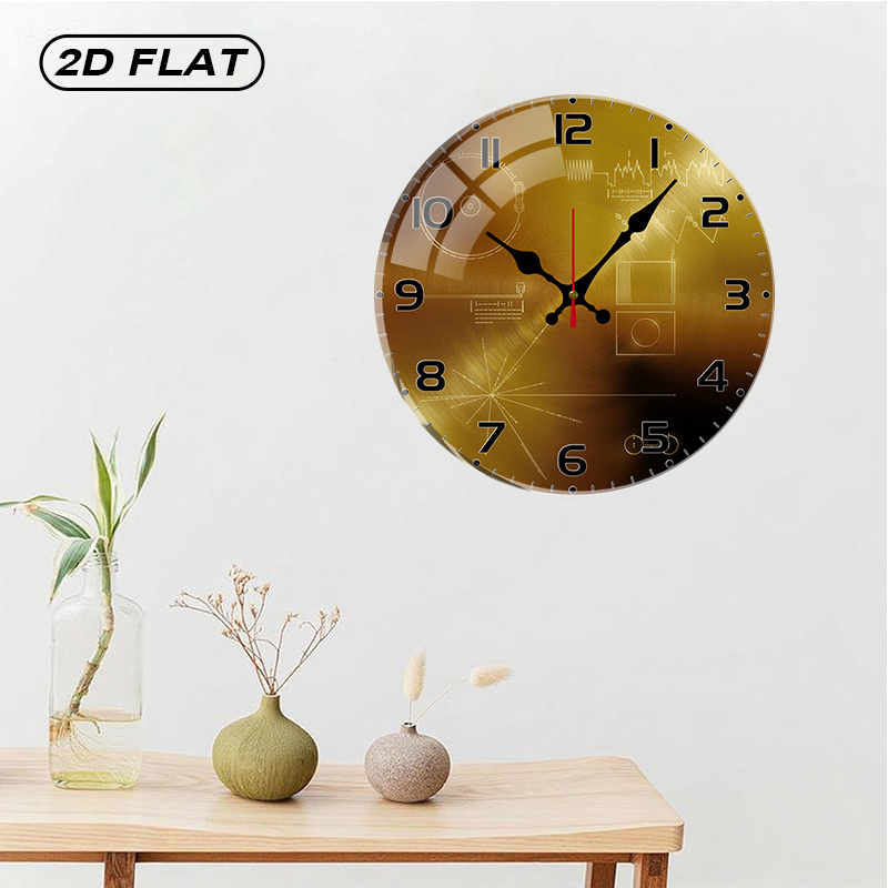Tech Style Round Silent Acryli - Tech Office Wall Decor review and price