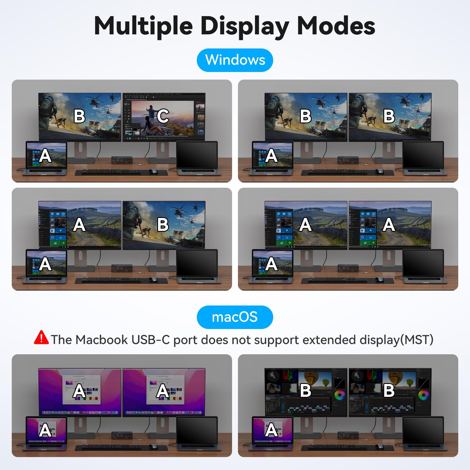 USB C KVM Switch 2 Monitors 2  - Kvm Switch Dual Monitor review and price