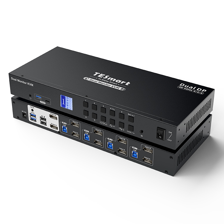 4 Port Dual Monitor KVM Switch - Kvm Switch Dual Monitor review and price