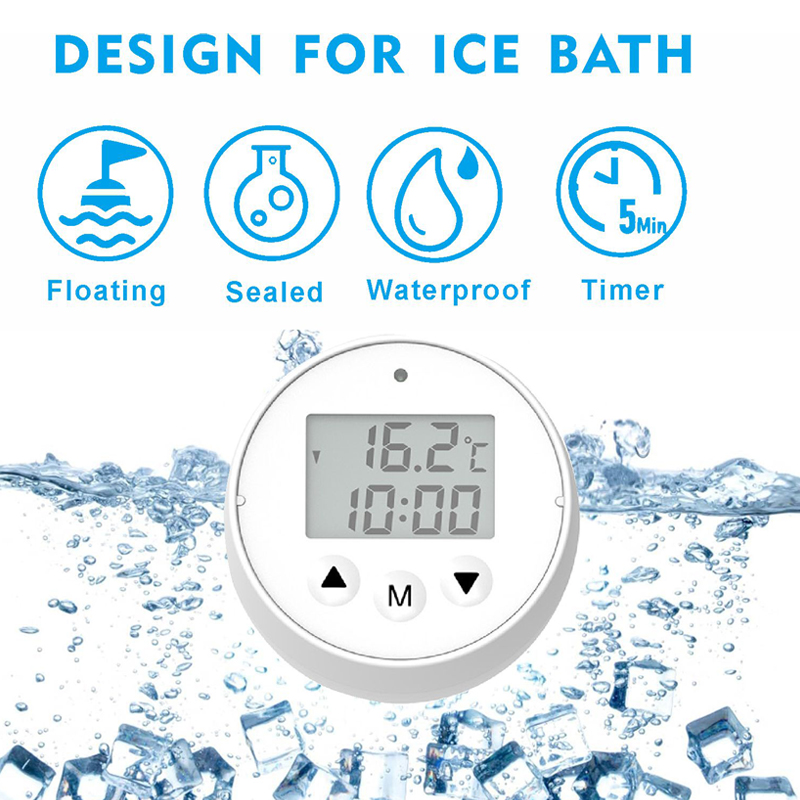 1pc Ice Bath thermometer Cold  - Digital Timer Countdown review and price