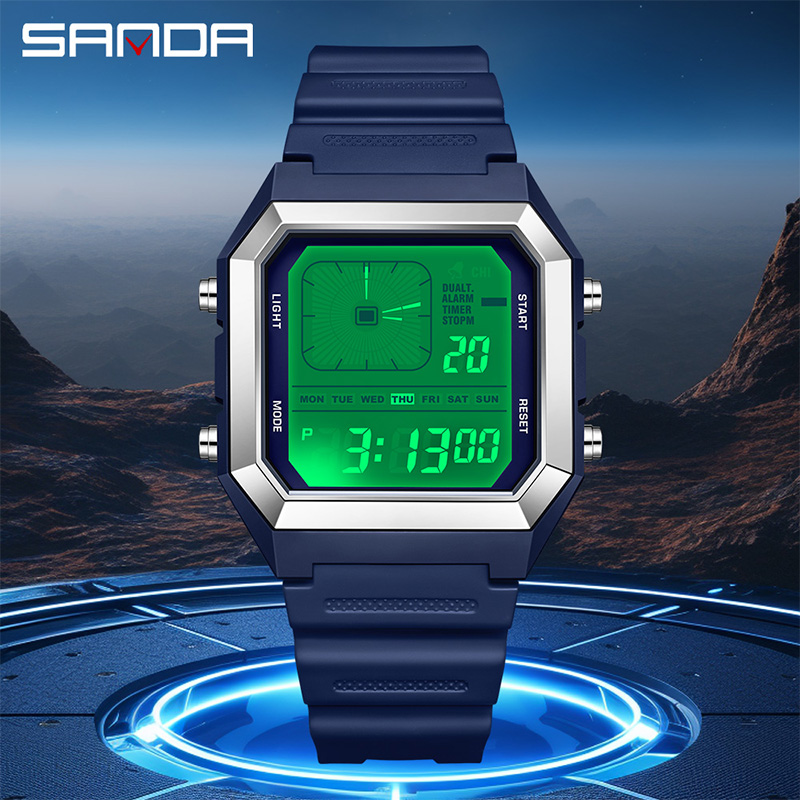 SANDA 6307 New Men's Digital M - Digital Timer Countdown review and price